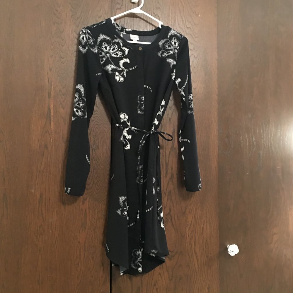 Merona Shirt Dress Tied at Waist